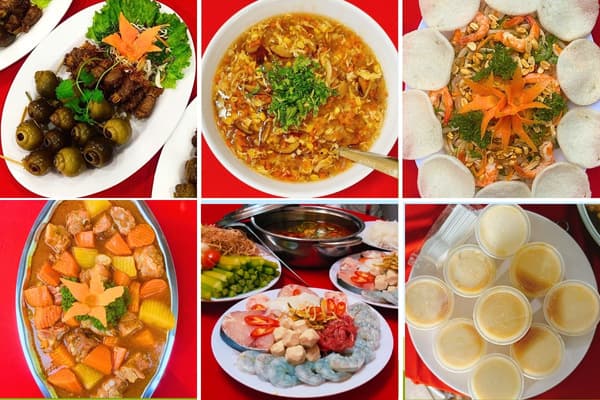 Hải sản tươi ngon tại tiệc