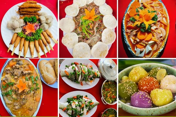 Món chính phục vụ tiệc